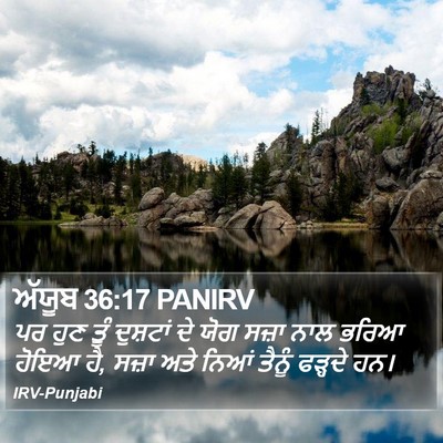 ਅੱਯੂਬ 36:17 PANIRV Bible Verse Image