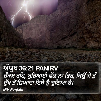 ਅੱਯੂਬ 36:21 PANIRV Bible Verse Image