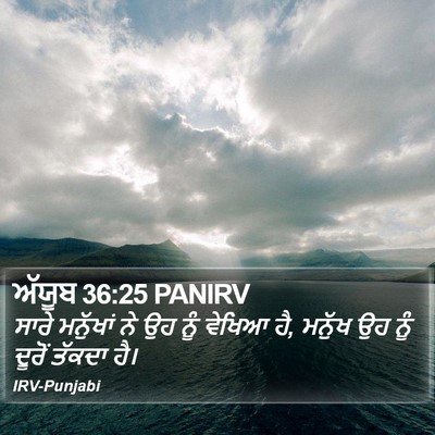 ਅੱਯੂਬ 36:25 PANIRV Bible Verse Image
