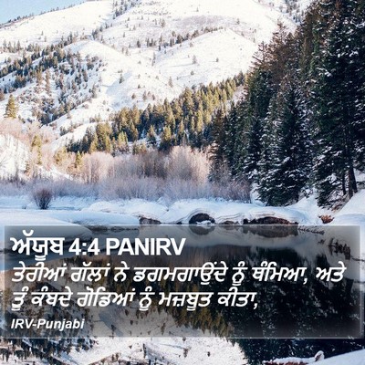 ਅੱਯੂਬ 4:4 PANIRV Bible Verse Image