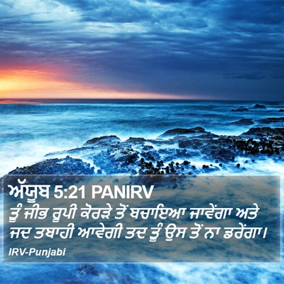 ਅੱਯੂਬ 5:21 PANIRV Bible Verse Image