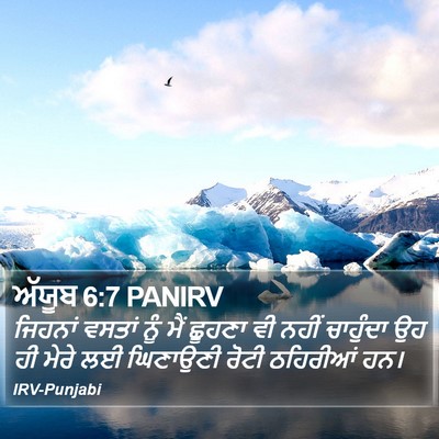 ਅੱਯੂਬ 6:7 PANIRV Bible Verse Image