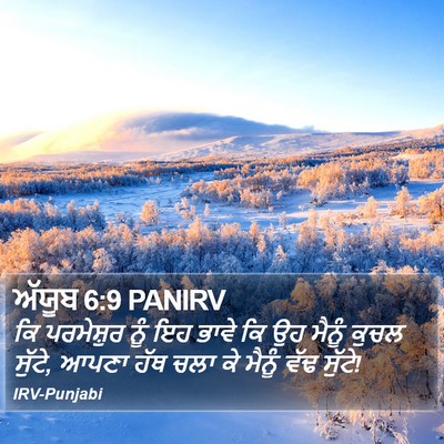ਅੱਯੂਬ 6:9 PANIRV Bible Verse Image