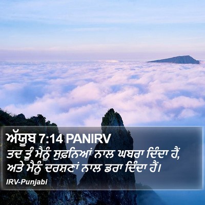 ਅੱਯੂਬ 7:14 PANIRV Bible Verse Image