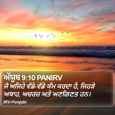 ਅੱਯੂਬ 9:10 PANIRV Bible Verse Image