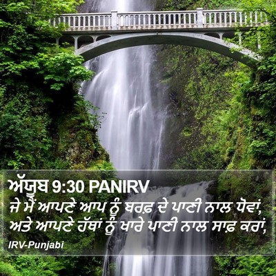 ਅੱਯੂਬ 9:30 PANIRV Bible Verse Image