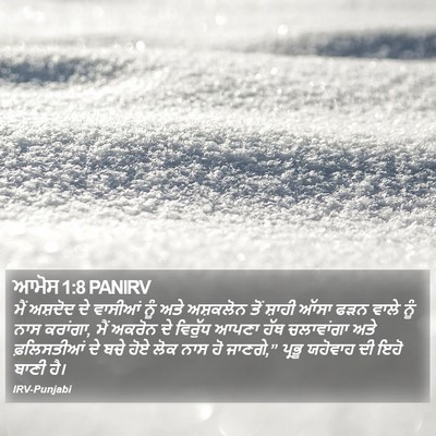 ਆਮੋਸ 1:8 PANIRV Bible Verse Image