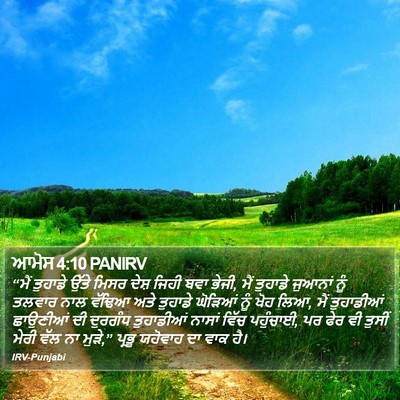 ਆਮੋਸ 4:10 PANIRV Bible Verse Image