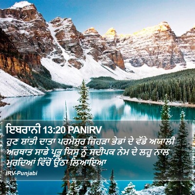 ਇਬਰਾਨੀ 13:20 PANIRV Bible Verse Image