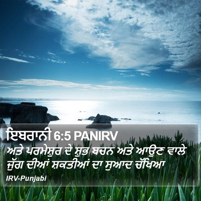 ਇਬਰਾਨੀ 6:5 PANIRV Bible Verse Image