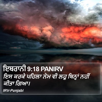 ਇਬਰਾਨੀ 9:18 PANIRV Bible Verse Image