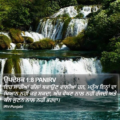 ਉਪਦੇਸ਼ਕ 1:8 PANIRV Bible Verse Image