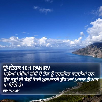 ਉਪਦੇਸ਼ਕ 10:1 PANIRV Bible Verse Image