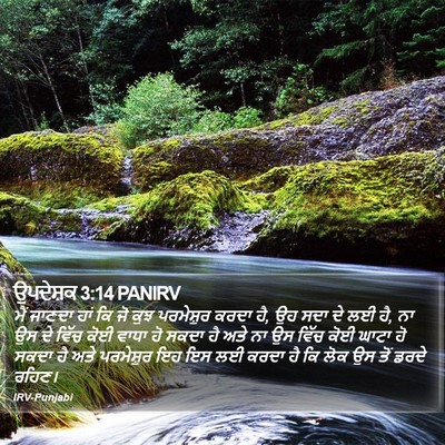 ਉਪਦੇਸ਼ਕ 3:14 PANIRV Bible Verse Image