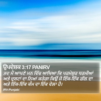ਉਪਦੇਸ਼ਕ 3:17 PANIRV Bible Verse Image