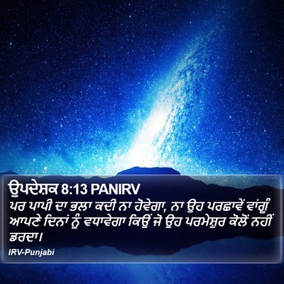 ਉਪਦੇਸ਼ਕ 8:13 PANIRV Bible Verse Image