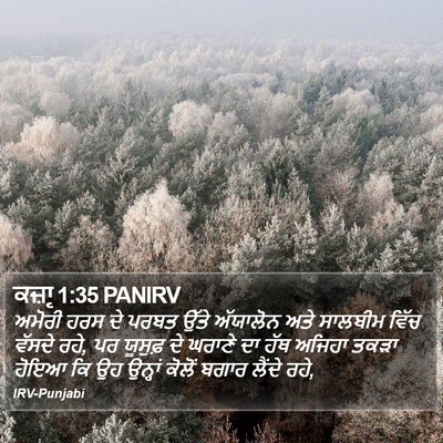 ਕਜ਼ਾૃ 1:35 PANIRV Bible Verse Image
