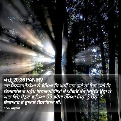 ਕਜ਼ਾૃ 20:36 PANIRV Bible Verse Image