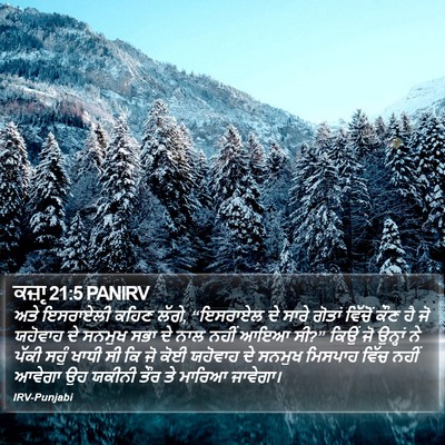 ਕਜ਼ਾૃ 21:5 PANIRV Bible Verse Image