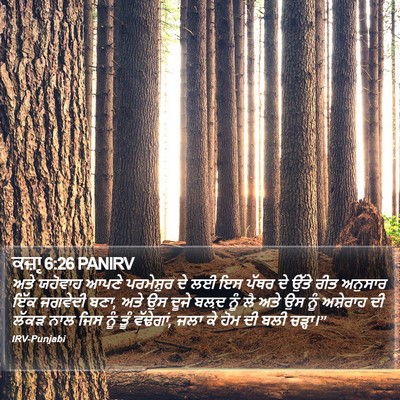 ਕਜ਼ਾૃ 6:26 PANIRV Bible Verse Image