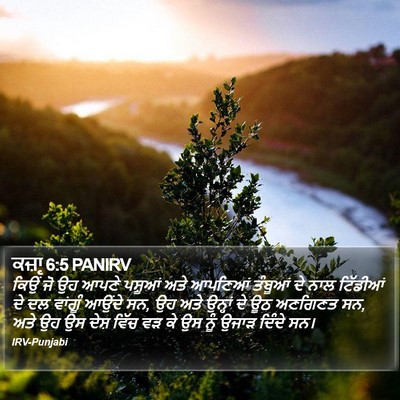 ਕਜ਼ਾૃ 6:5 PANIRV Bible Verse Image