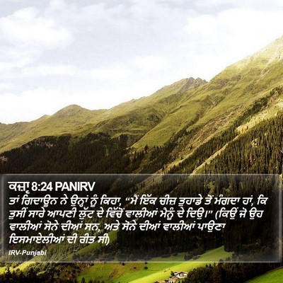 ਕਜ਼ਾૃ 8:24 PANIRV Bible Verse Image