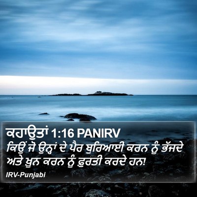 ਕਹਾਉਤਾਂ 1:16 PANIRV Bible Verse Image