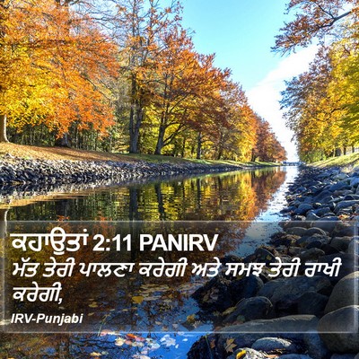 ਕਹਾਉਤਾਂ 2:11 PANIRV Bible Verse Image