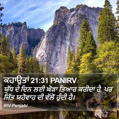 ਕਹਾਉਤਾਂ 21:31 PANIRV Bible Verse Image