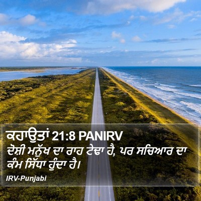 ਕਹਾਉਤਾਂ 21:8 PANIRV Bible Verse Image