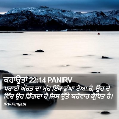 ਕਹਾਉਤਾਂ 22:14 PANIRV Bible Verse Image