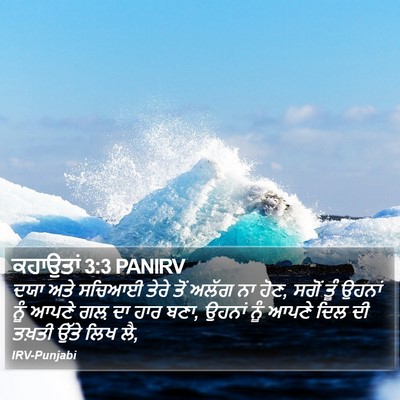 ਕਹਾਉਤਾਂ 3:3 PANIRV Bible Verse Image