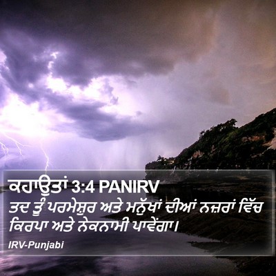 ਕਹਾਉਤਾਂ 3:4 PANIRV Bible Verse Image