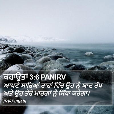 ਕਹਾਉਤਾਂ 3:6 PANIRV Bible Verse Image