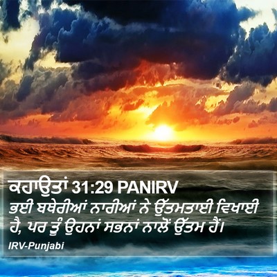 ਕਹਾਉਤਾਂ 31:29 PANIRV Bible Verse Image
