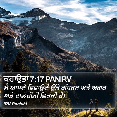 ਕਹਾਉਤਾਂ 7:17 PANIRV Bible Verse Image