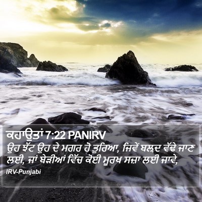 ਕਹਾਉਤਾਂ 7:22 PANIRV Bible Verse Image