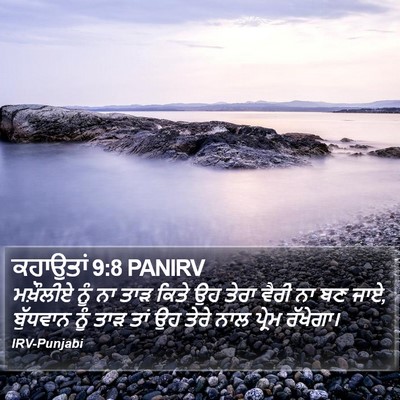 ਕਹਾਉਤਾਂ 9:8 PANIRV Bible Verse Image