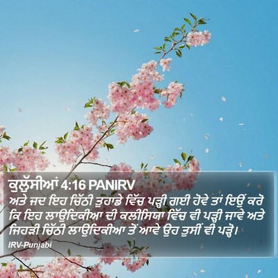 ਕੁਲੁੱਸੀਆਂ 4:16 PANIRV Bible Verse Image