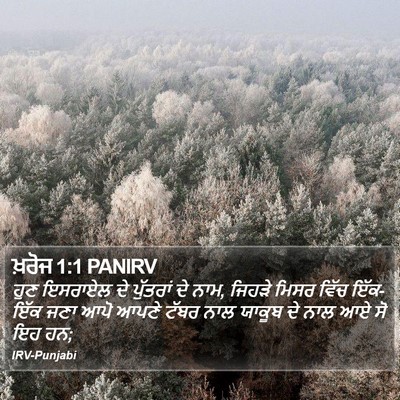 ਖ਼ਰੋਜ 1:1 PANIRV Bible Verse Image