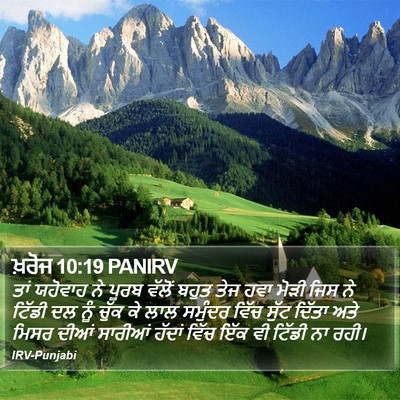 ਖ਼ਰੋਜ 10:19 PANIRV Bible Verse Image