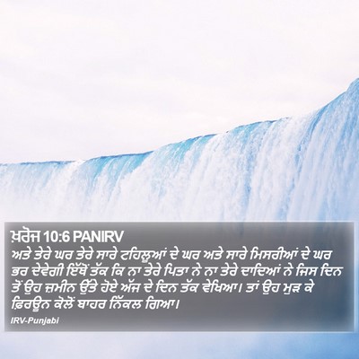 ਖ਼ਰੋਜ 10:6 PANIRV Bible Verse Image