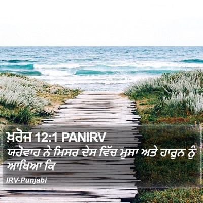 ਖ਼ਰੋਜ 12:1 PANIRV Bible Verse Image