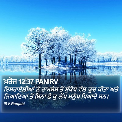 ਖ਼ਰੋਜ 12:37 PANIRV Bible Verse Image