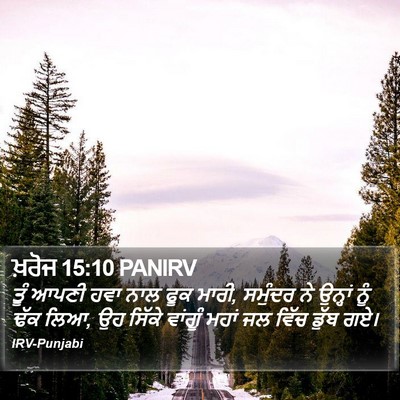 ਖ਼ਰੋਜ 15:10 PANIRV Bible Verse Image
