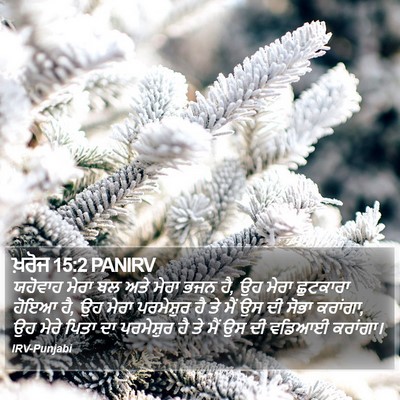 ਖ਼ਰੋਜ 15:2 PANIRV Bible Verse Image