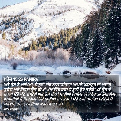 ਖ਼ਰੋਜ 15:26 PANIRV Bible Verse Image