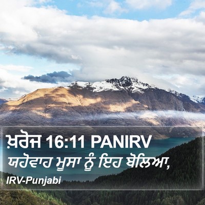ਖ਼ਰੋਜ 16:11 PANIRV Bible Verse Image