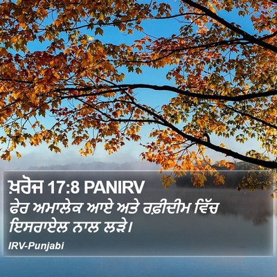 ਖ਼ਰੋਜ 17:8 PANIRV Bible Verse Image