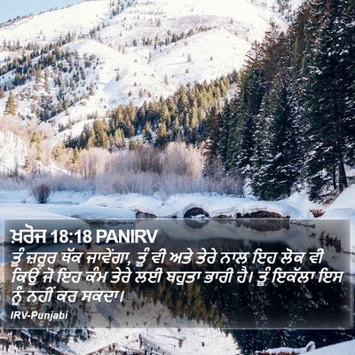 ਖ਼ਰੋਜ 18:18 PANIRV Bible Verse Image